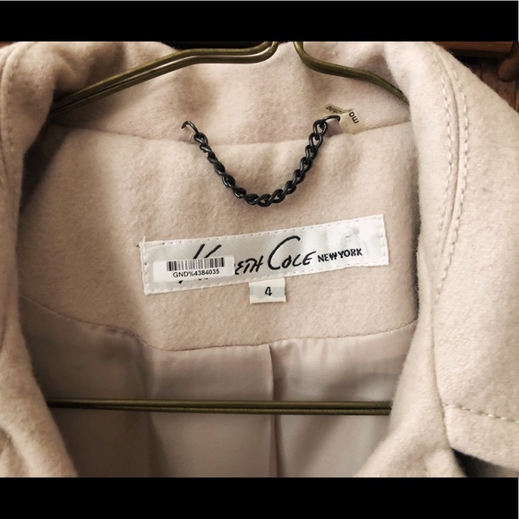 Kenneth Cole Coat in Cream - Picture 3 of 4